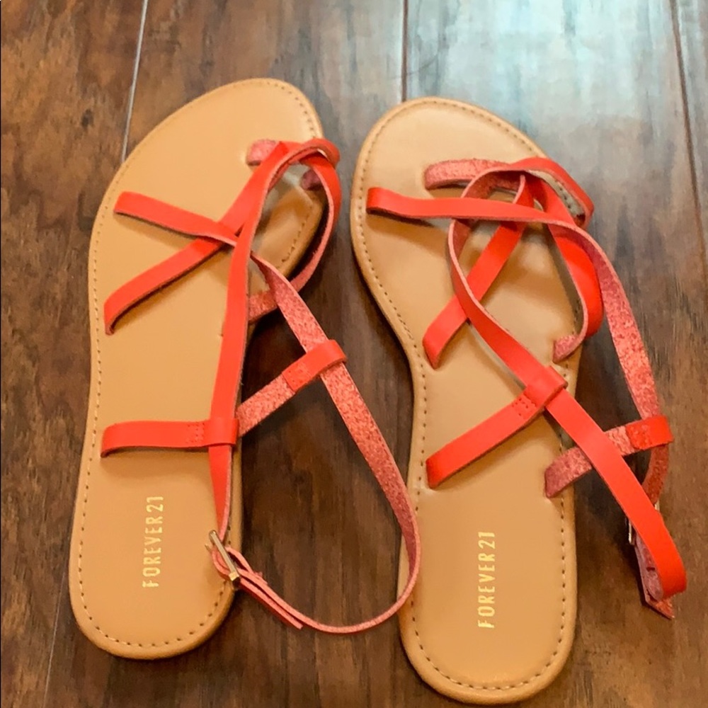 🍑peach sandals